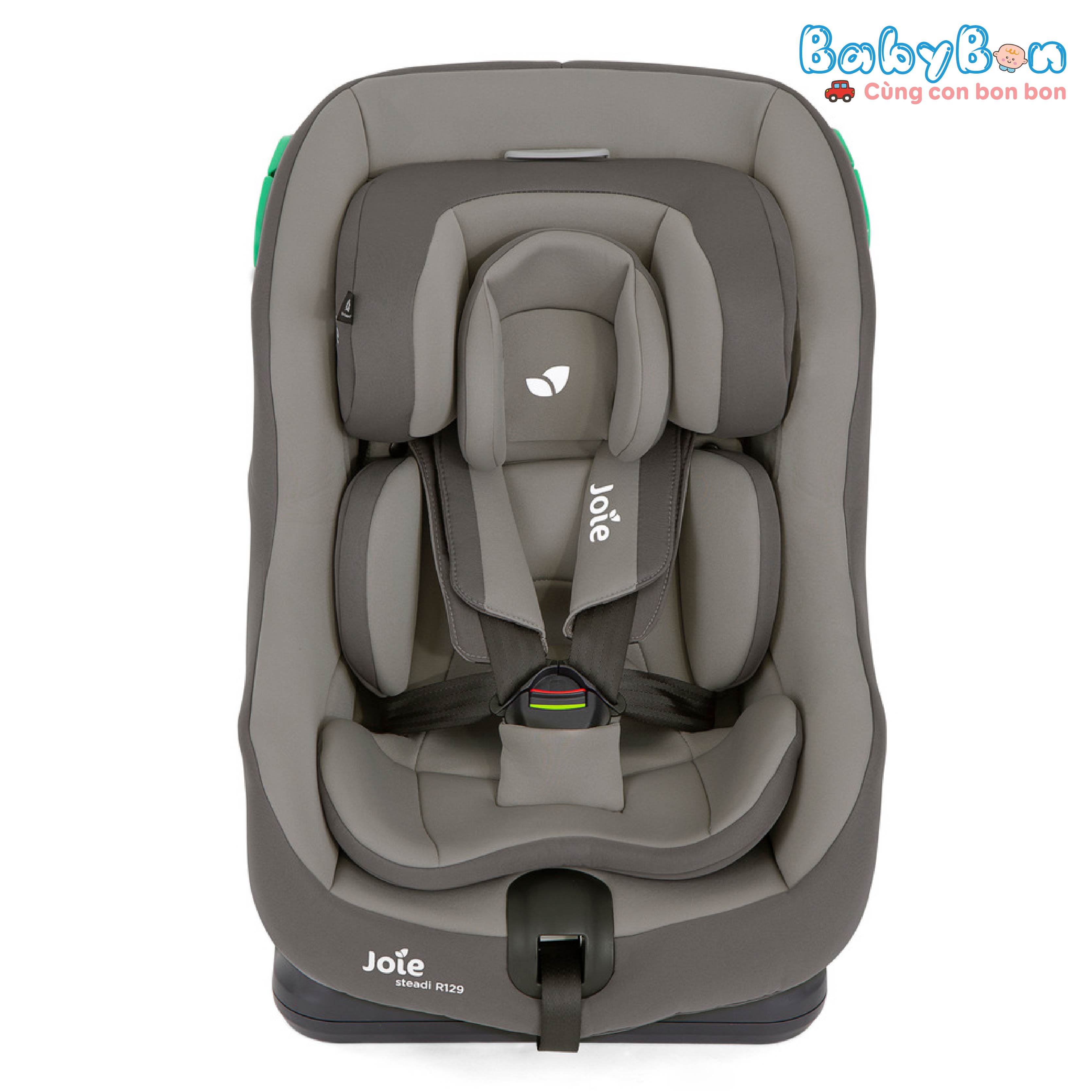 Ghế ngồi ô tô trẻ em Joie Steadi R129 Cobble Stone (Ghi+Xám)